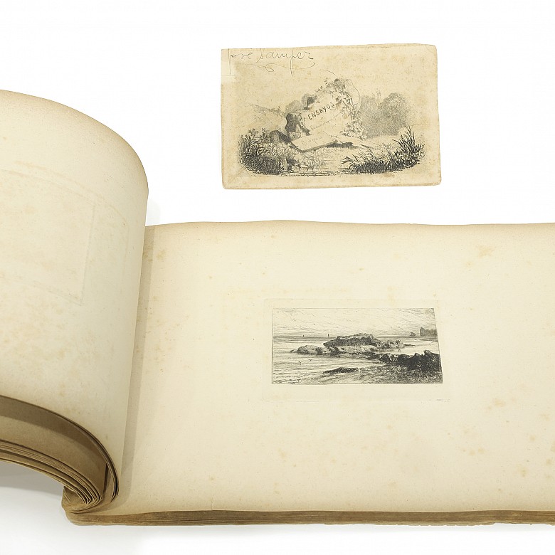 Carlos de Haes (1826 - 1898) Colección de aguafuertes