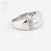 Fantástico anillo oro 18k y diamantes - 2