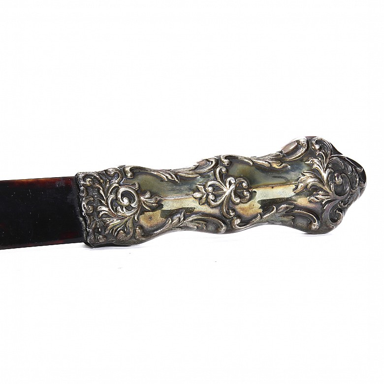 English silver letter opener, early 20th century - 1