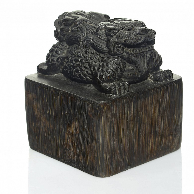 Big seal with lions, Qing dynasty