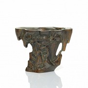 Wooden libation cup 