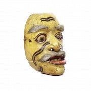 Máscara de topeng de madera tallada, med.s.XX