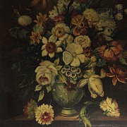 Bodegón flores siglo XIX - 2