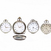 Four pocket watches, early 20th century