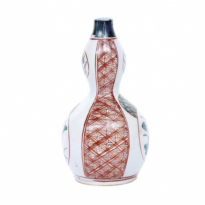 Botella con forma de calabaza, Periodo Edo (1603-1868)