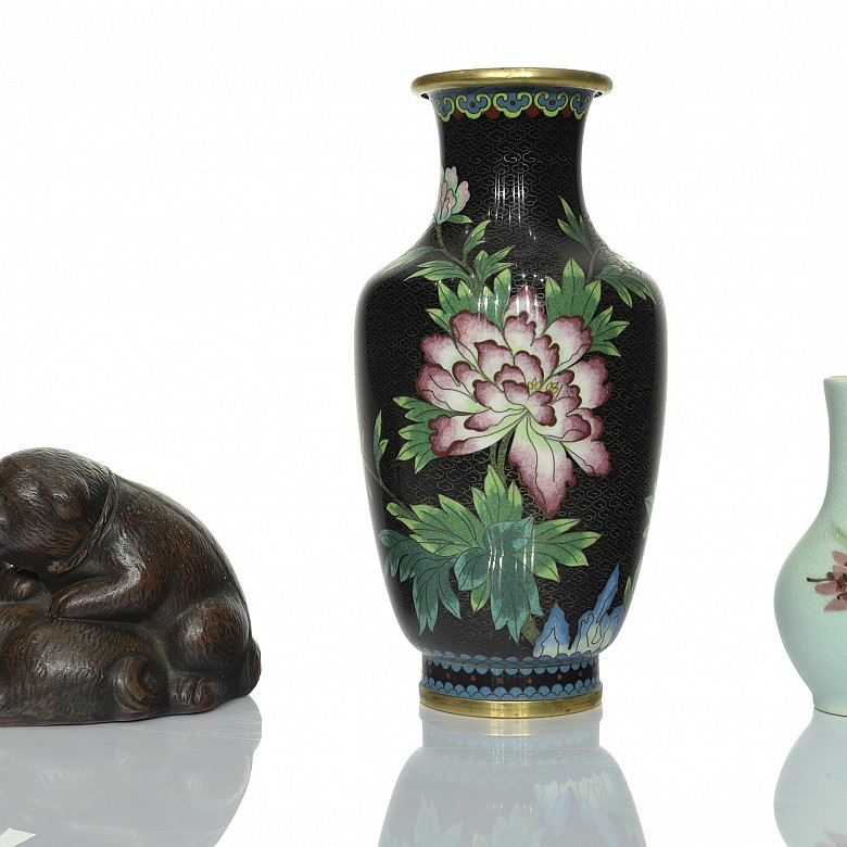 Lot of Asian objects, 20th Century