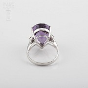 Fantastic ring with Amethyst and Diamond - 2