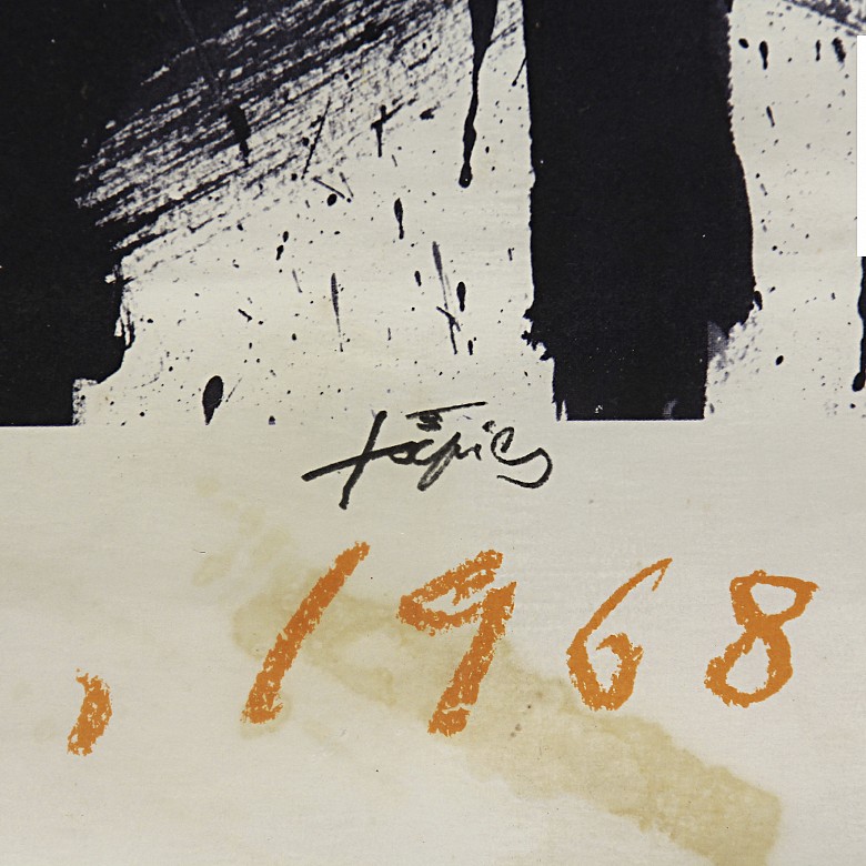 Cartel Antoni Tàpies 