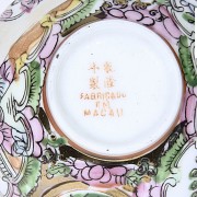Juego de porcelana de Macao.