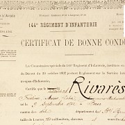 Documentos del regimiento de infantería francés, s.XIX - 6