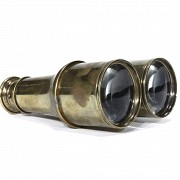 Catalejo y prismáticos de bronce, s.XIX - XX - 5