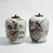Bonita pareja de jarrones chinos - 3