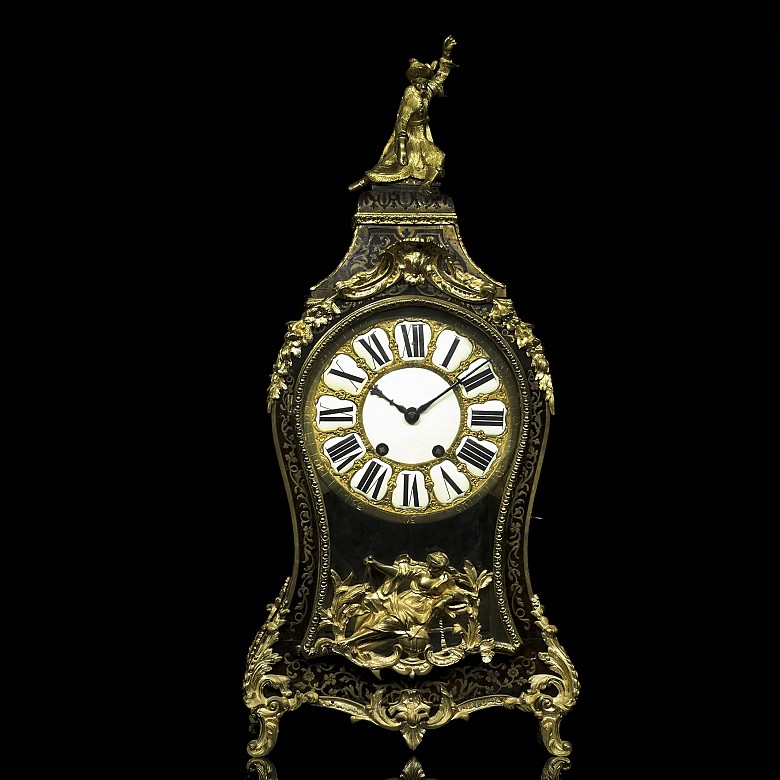 Boullé style wall clock, 19th century
