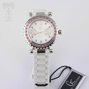 Reloj Mujer Guess Collection Diamantes Rosas (nuevo) - 1