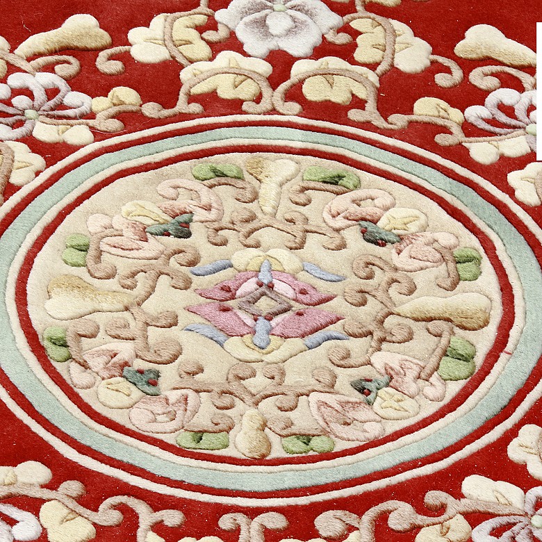 Three wool rugs, China, 20th century