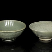 Dos cuencos de cerámica vidirada, dinastía Song - 2