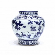 Vase with Ming style decoration.