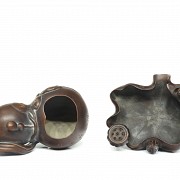 Two earthenware bowls, 20th century