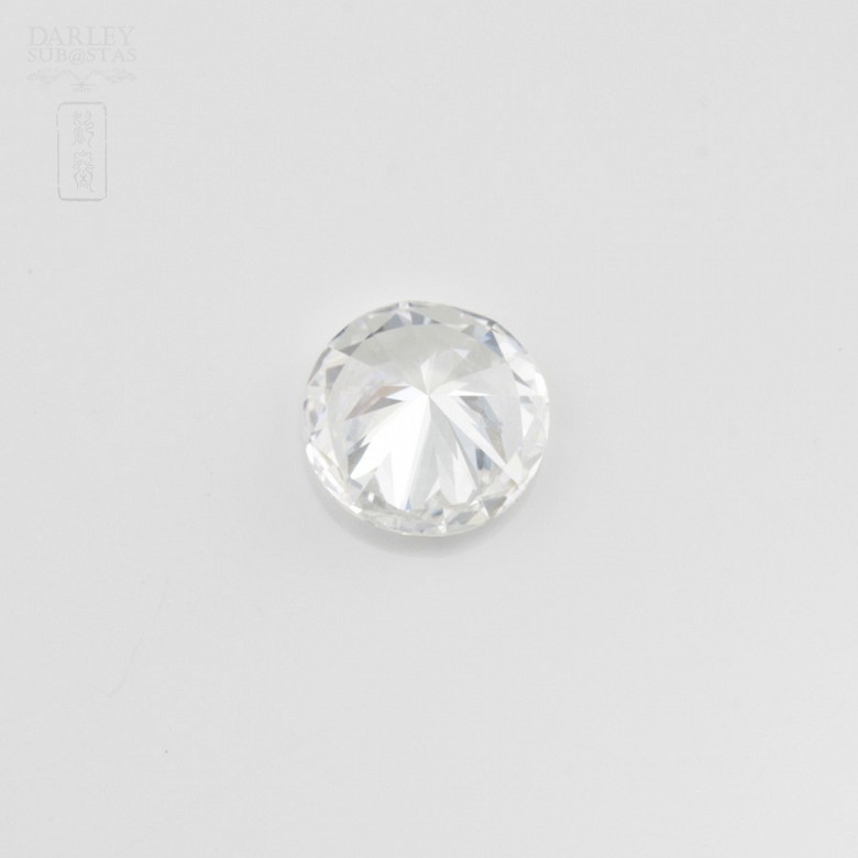 Diamante natural, talla brillante,  de peso  1.00 cts, - 2