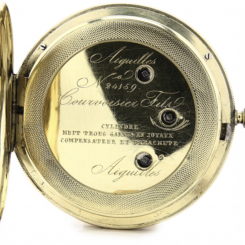 Reloj de bolsillo en oro de 18k para el mercado turco. - 6