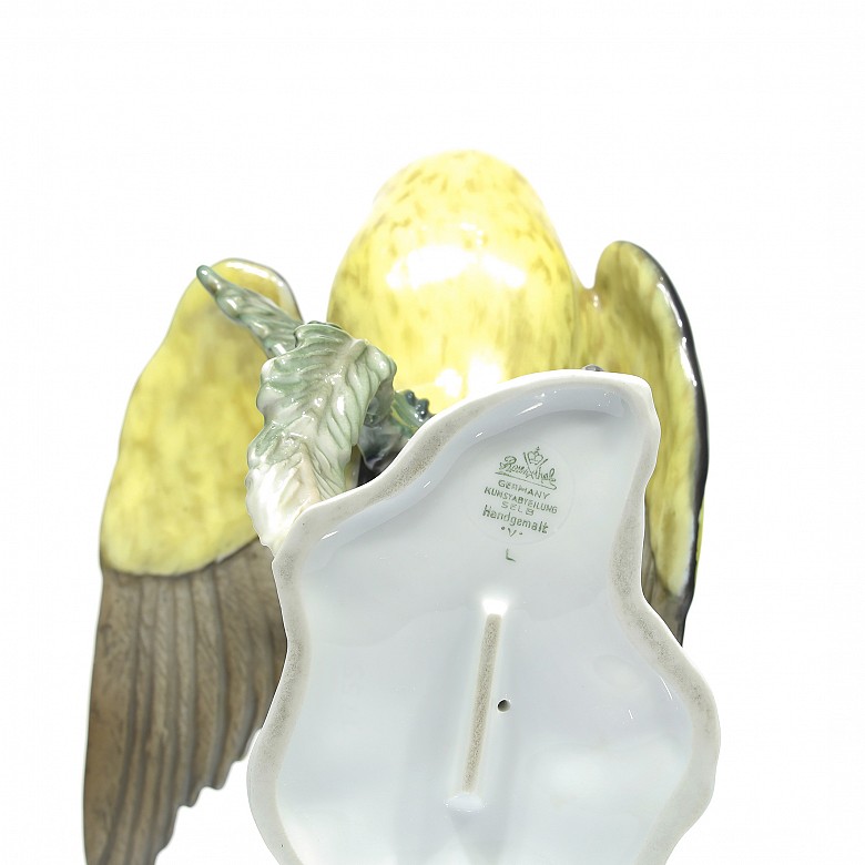 Pájaro de porcelana alemana, Rosenthal, S.XX