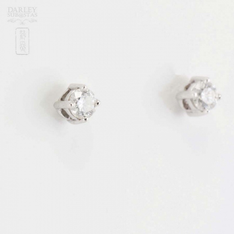 Earring earring in 18k gold and diamonds - 2