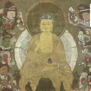 Buddha thangka, Japan/Asia, 19th century