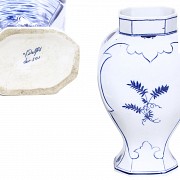 Porcelana de Delft, blanco y azul, s.XX - 3