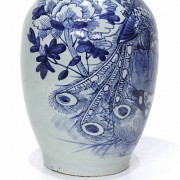 Jarrón de cerámica china con fénix, s.XIX - XX - 3