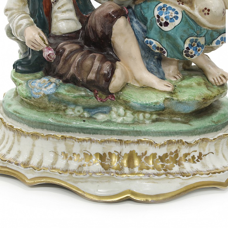 Figura de porcelana alemana, S.XX - 6