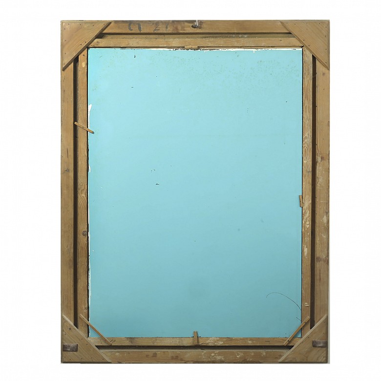 Mirror with gilded wooden frame, 20th Century - 3
