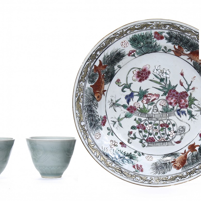 Lot of Chinese porcelain, 20th century