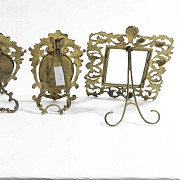 Three bronze frames - 6