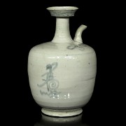 Jarra de porcelana vidriada, dinastía Qing