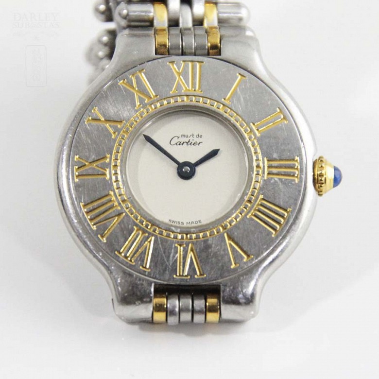 Elegante reloj de dama marca Cartier, - 6