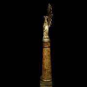 Virgen del pilar en madera policromada, S.XIX - 4
