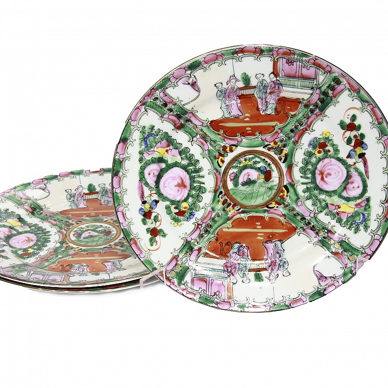 Lot of dishes, Canton, 20th century - 1