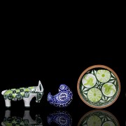 Arcadio Blasco and Carmen Perujo. Set of ceramics
