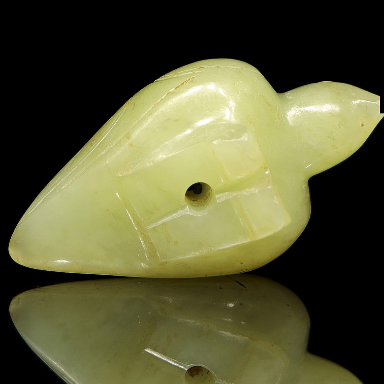 Ave de jade tallado, dinastía Zhou occidental