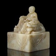 Shoushan' jade stamp, Qing dynasty