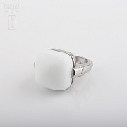 Silver ring law and porcelain - 1