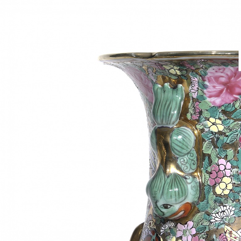 Pair of porcelain vases, China, 20th century - 4