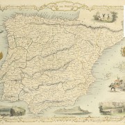 English maps of Spain and Portugal, 19th - 20th Century - 1