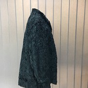 Short astrakhan fur coat, - 4