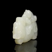 Pendant of white jade, 20th century - 2