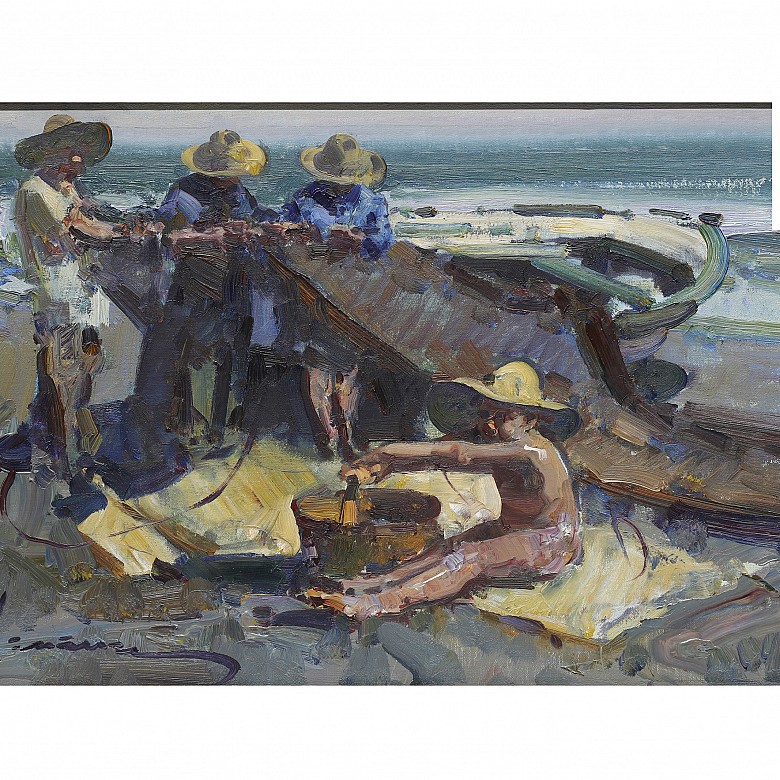 Eustaquio Segrelles del Pilar (1936) “Playa de Valencia”