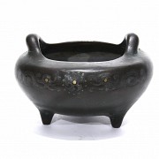 Chinese bronze censer, Qing Dynasty (1644-1911)