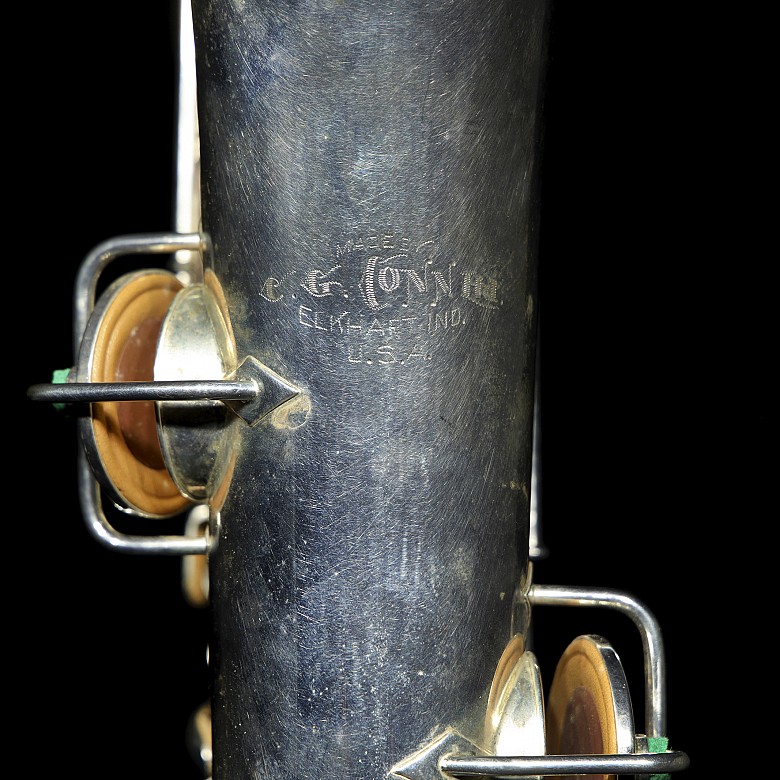 Alto saxophone, Conn brand, ca 1920s - 8