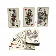 Juego de cartas con caja, S.XX - 1