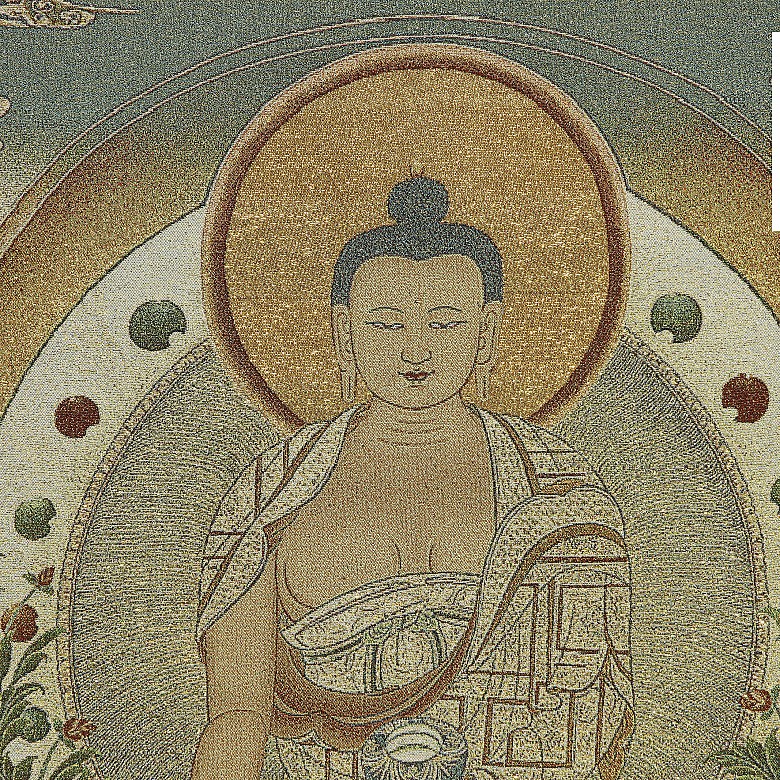 Buddha tapestry, 20th century - 2